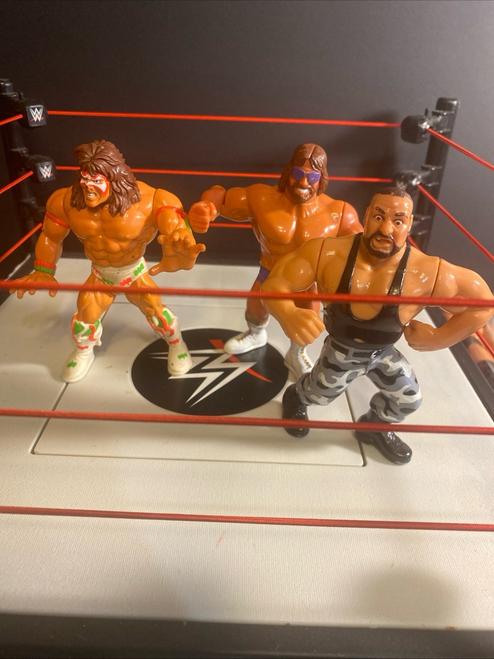 WWF WWE 1991 Hasbro Wrestling Action Figures Lot Of 3 Ultimate Warrior